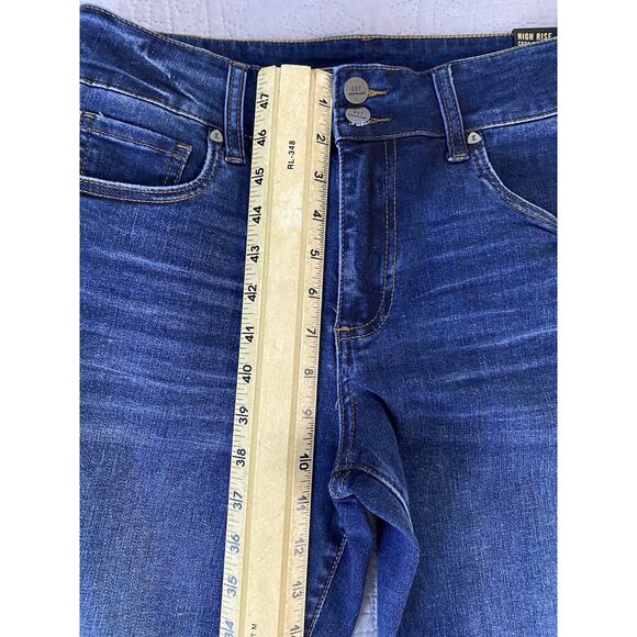 NWT Kut From Kloth Sz 6 Hirise Straight Medium Wash Cropped Denim Jeans - Picture 6 of 7